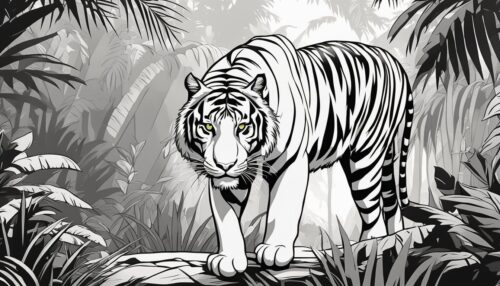 Printing and Sharing Tiger Coloring Pages