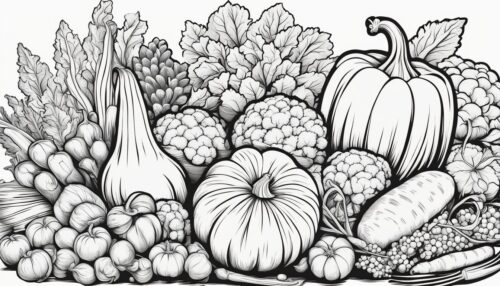 Vegetable Coloring Pages