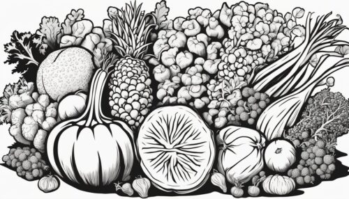 Vegetable Coloring Pages