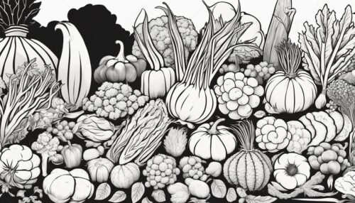 Vegetable Coloring Pages