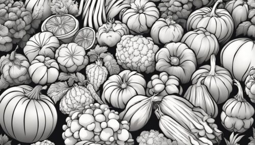 Vegetable Coloring Pages