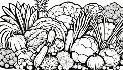 Vegetable Coloring