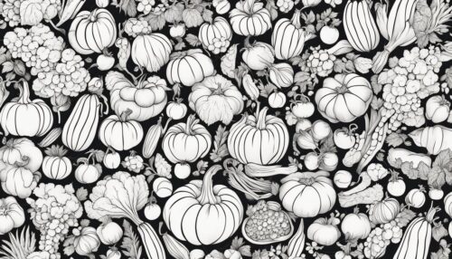Vegetables Pictures to Color