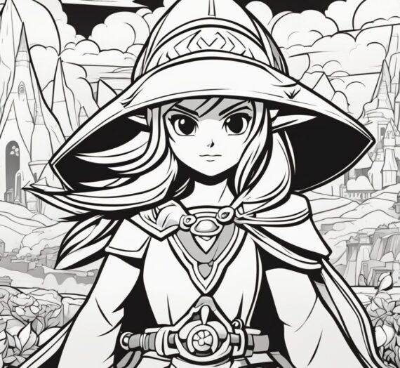 Zelda Pictures to Color: 30 Free Colorings Book