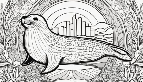 Seal Coloring Page