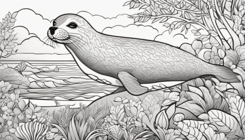 Seal Coloring Page