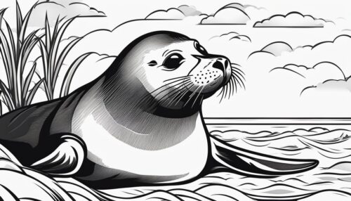 Seal Coloring Page