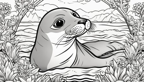 Seal Coloring Page