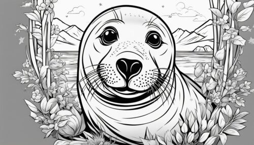 Seal Coloring Page
