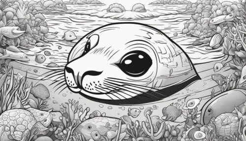 Seal Coloring Page