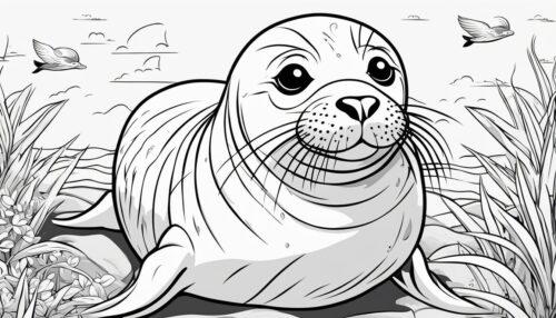 Seal Coloring Page