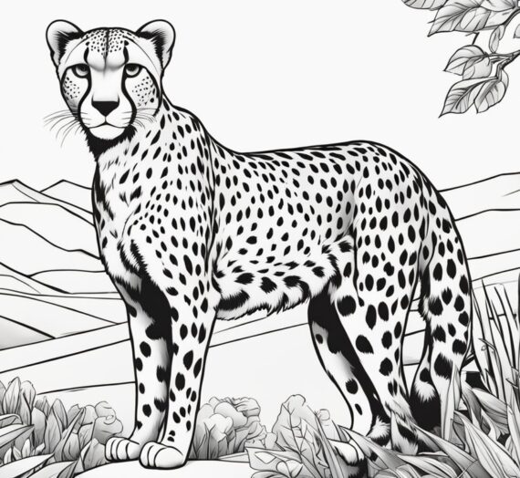 Cheetah Coloring Page: 21 Free Printable Colorings Book