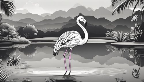 Flamingo Coloring Page