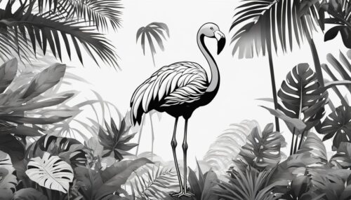 Flamingo Coloring Page