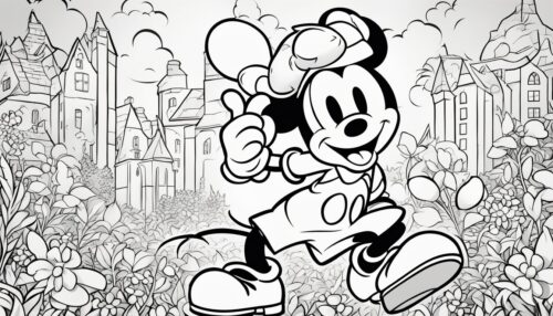Mickey Mouse Coloring Pages