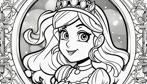 Princess Peach Coloring Pages