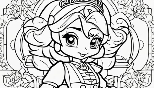 Princess Peach Coloring Pages