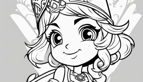 Princess Peach Coloring Pages
