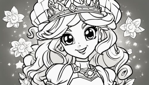 Princess Peach Coloring Pages