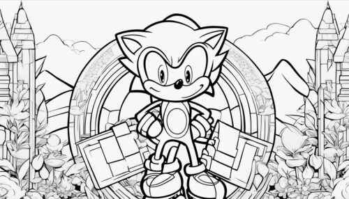Sonic Coloring Pages 