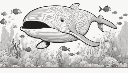 Whale Coloring Page