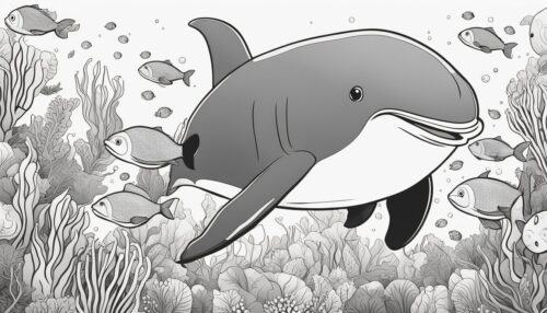 Whale Coloring Page