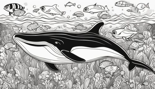 Whale Coloring Page