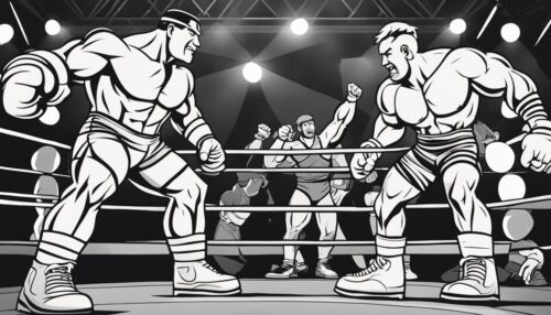Wrestling Coloring Pages