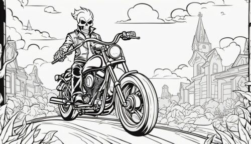 Ghost Rider Coloring Pages