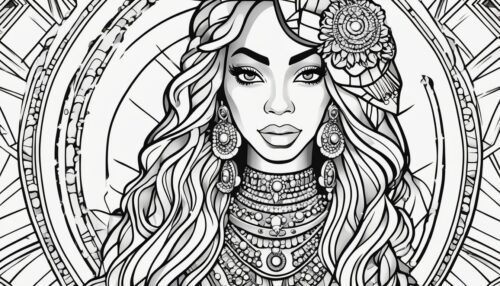 Beyoncé Coloring Pages