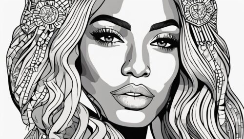 Beyoncé Coloring Pages