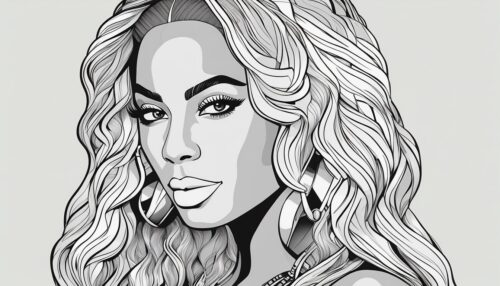 Beyoncé Coloring Pages