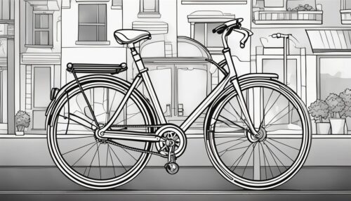 Bicycle Coloring Pages