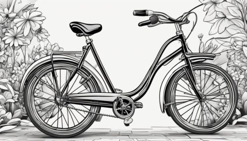 Bicycle Coloring Pages