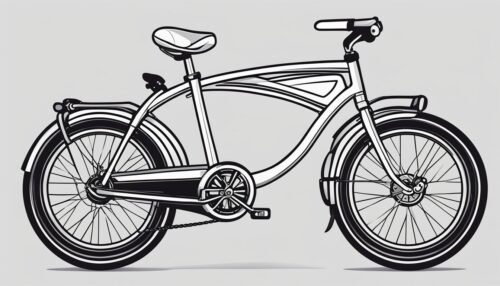 Bicycle Coloring Pages