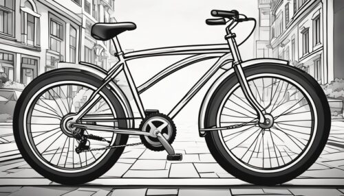 Bicycle Coloring Pages