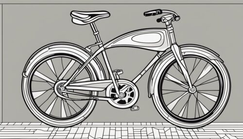 Bicycle Coloring Pages