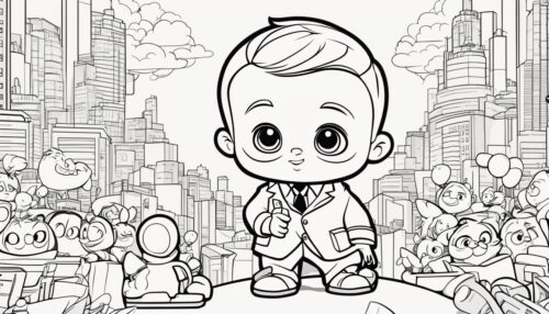 Boss Baby Coloring Pages
