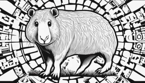 Capybara Coloring Pages