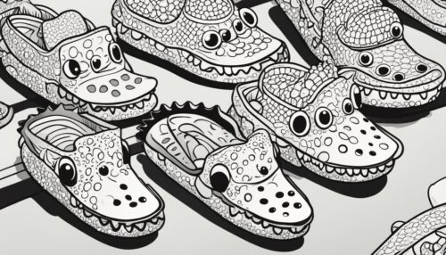 Crocs Coloring Pages