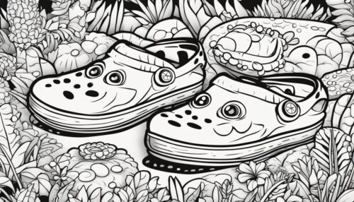 Crocs Coloring Pages