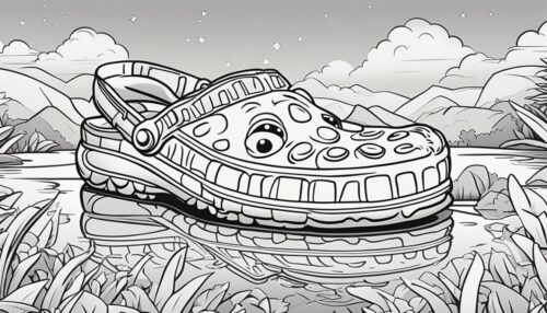 Crocs Coloring Pages