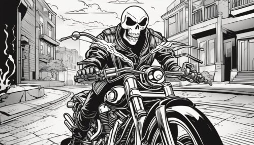 Ghost Rider Coloring Pages