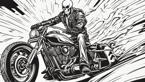 Ghost Rider Coloring Pages