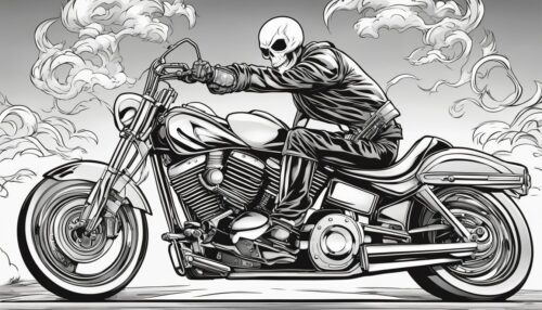 Ghost Rider Coloring Pages