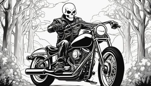 Ghost Rider Coloring Pages