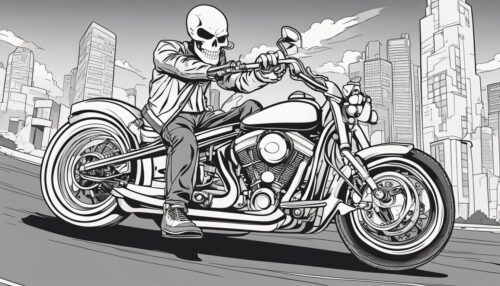 Ghost Rider Coloring Pages