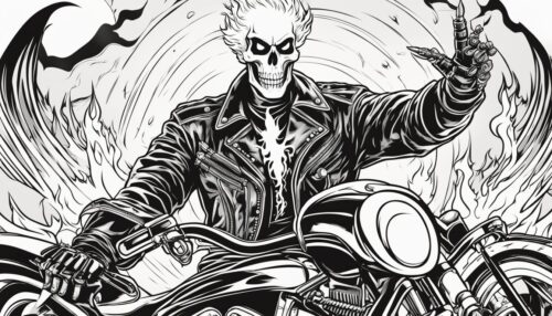 Ghost Rider Coloring Pages