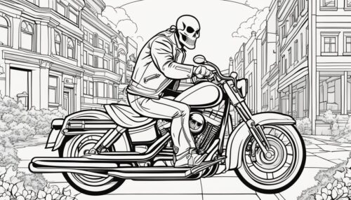 Ghost Rider Coloring Pages