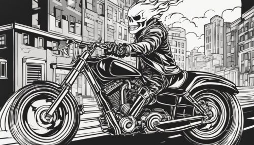 Ghost Rider Coloring Pages